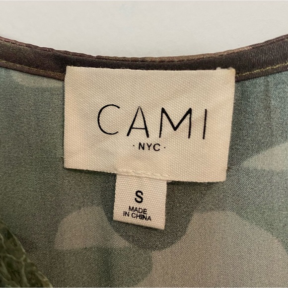 Cami NYC Racer Charmeuse Camo Tank Top - Picture 5 of 9